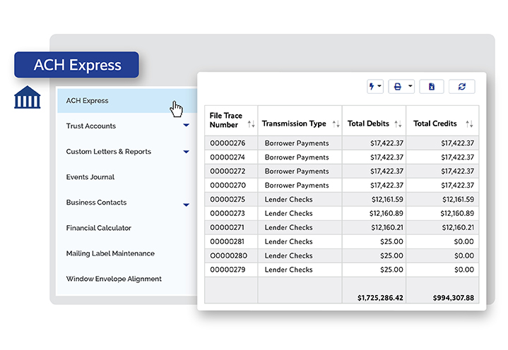 ACH Express Transactions